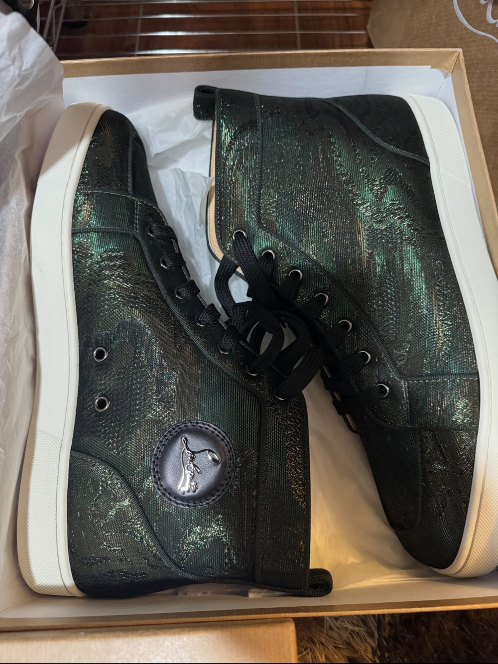 Christian Louboutin Men's High-Top Sneakers .. 6 pair EACH $500 or OBO